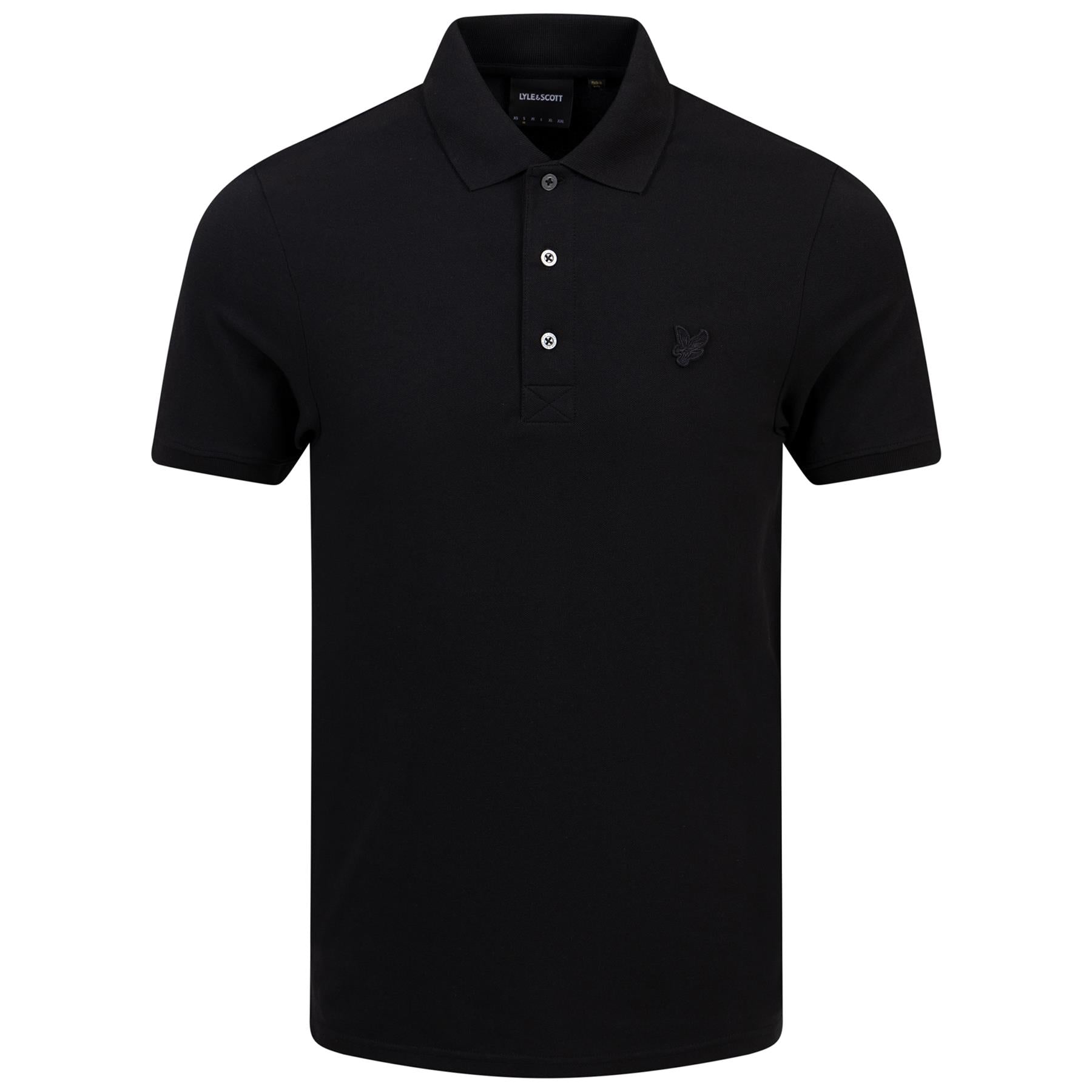 Tonal Black Polo Shirt - Summer 2024