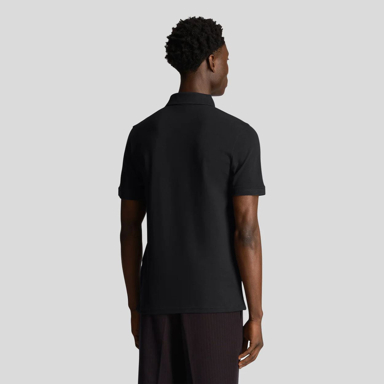 Tonal Black Polo Shirt - Summer 2024