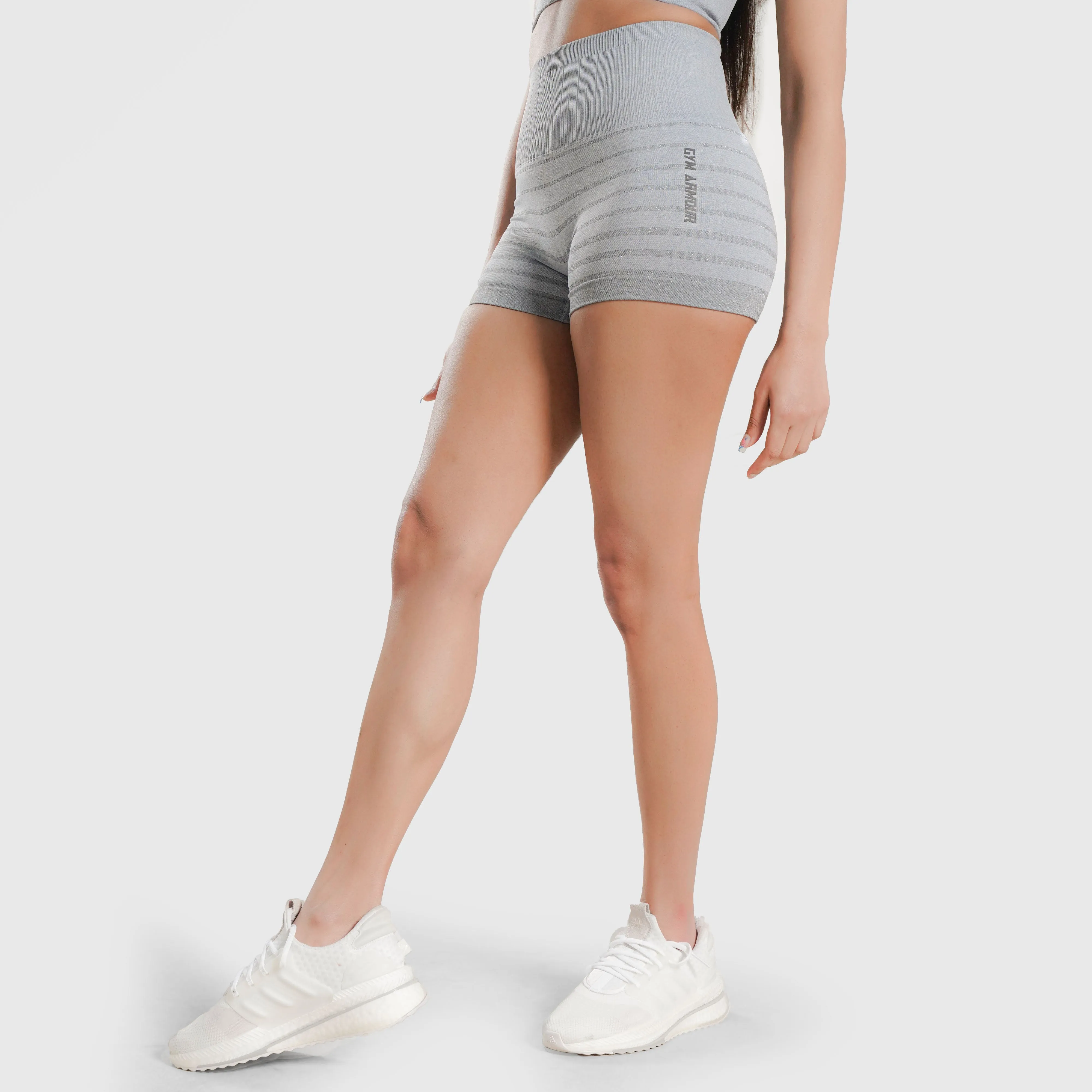 Blue Seamless Tone Sculpt Shorts