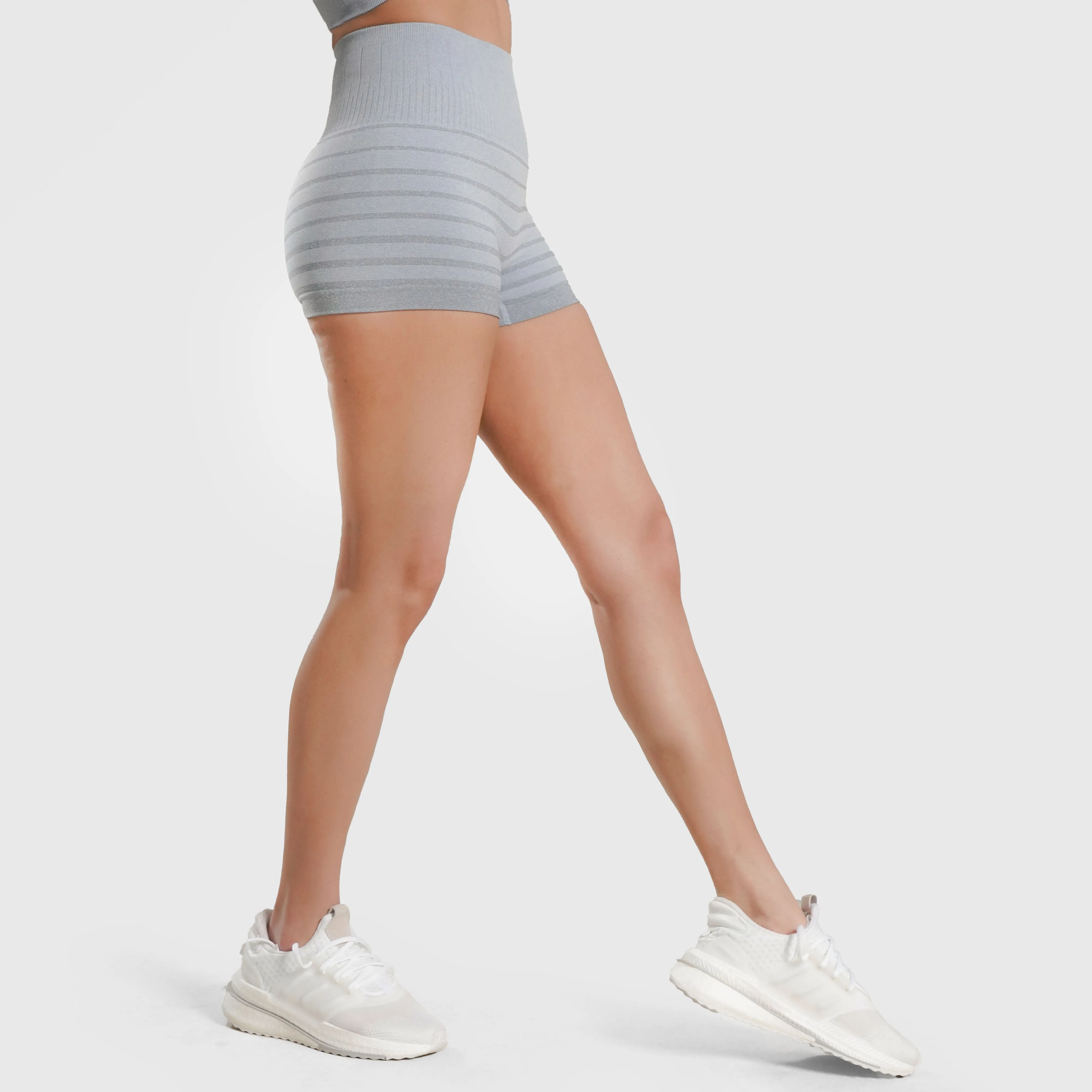 Blue Seamless Tone Sculpt Shorts