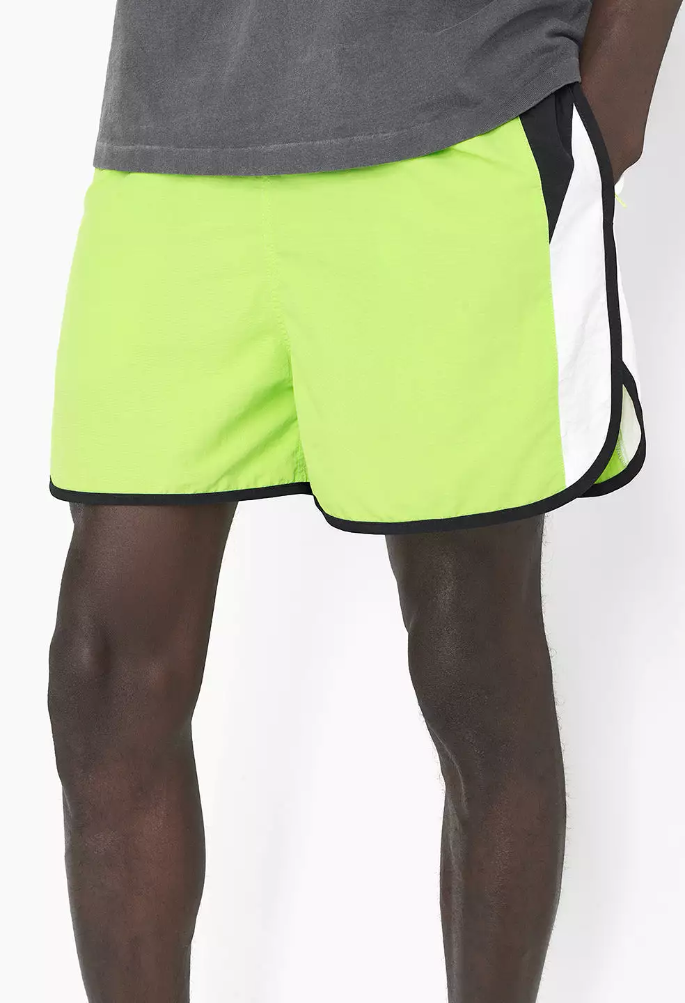 Track Shorts / Volt → Stylish Athletic Shorts in Volt Color - Track Inspired | Product Name