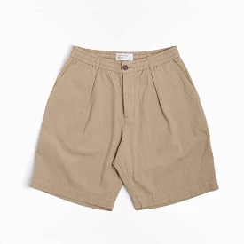 Track Shorts with Pleated Design from Universal Works