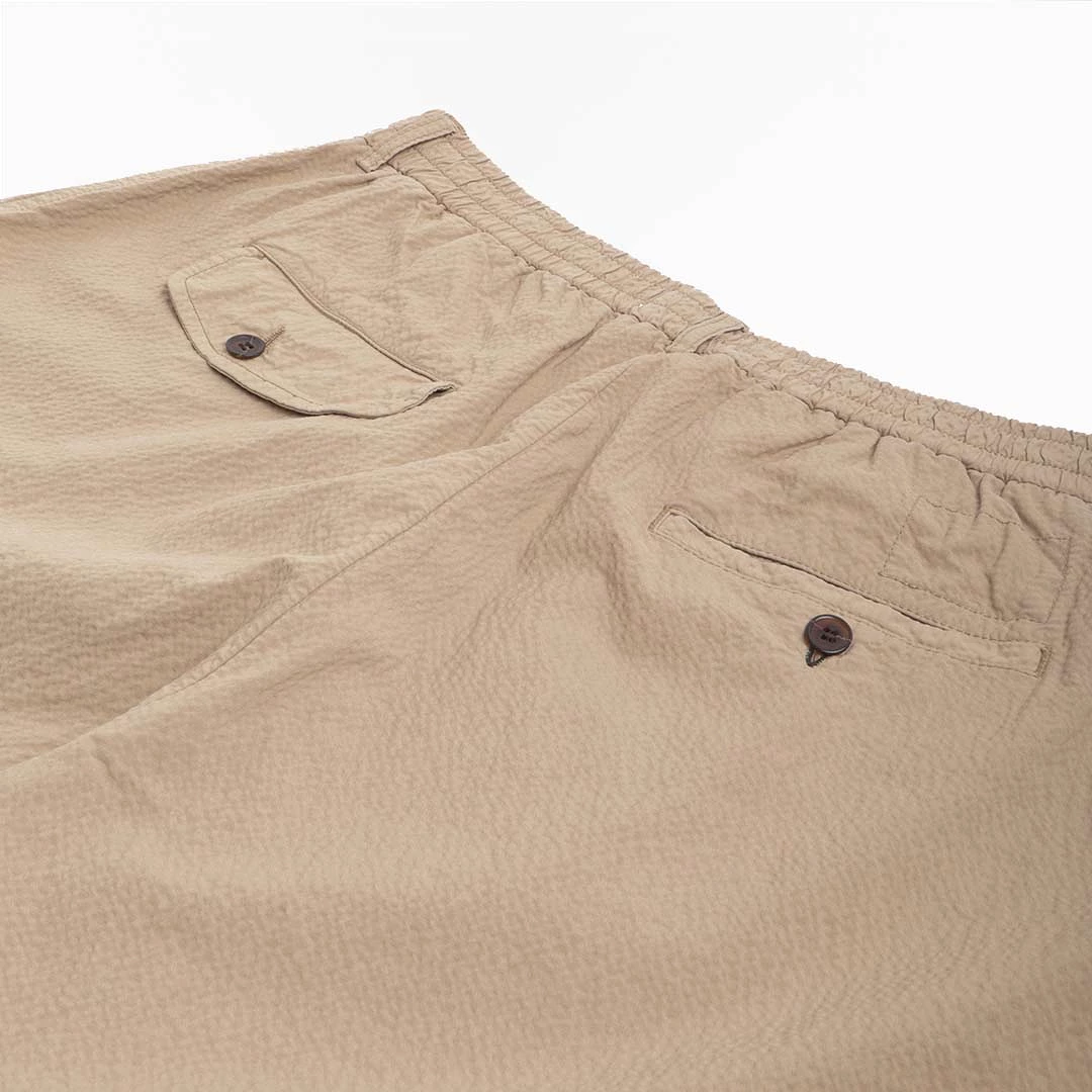 Track Shorts with Pleated Design from Universal Works