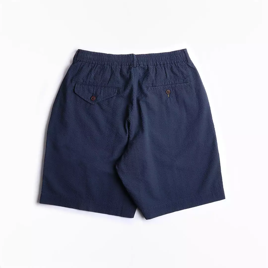 Track Shorts with Pleated Detail by Universal Works