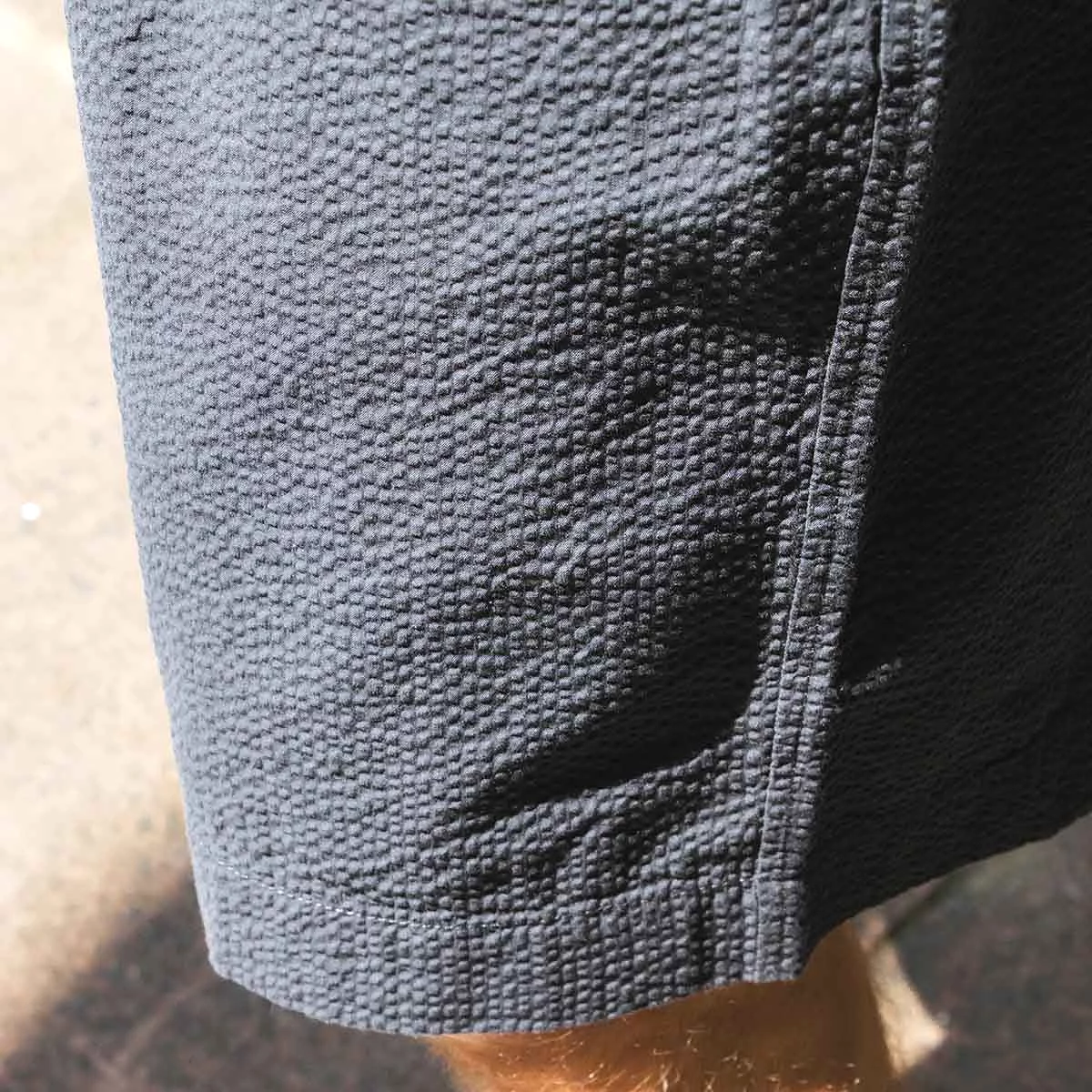 Track Shorts with Pleated Detail by Universal Works