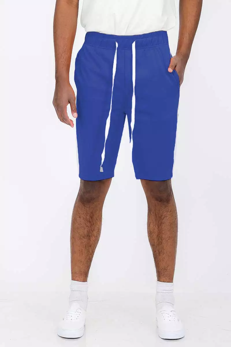 Track shorts with single stripe