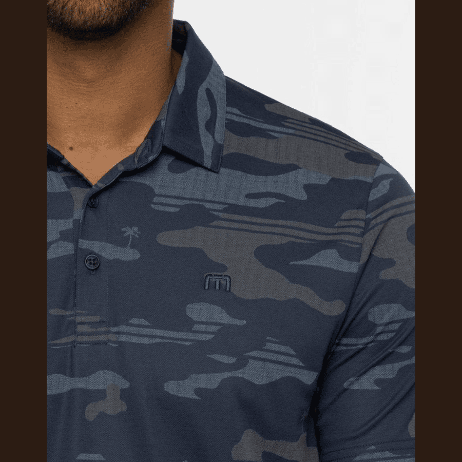 Travis Mathew Beachside Polo in Blue.