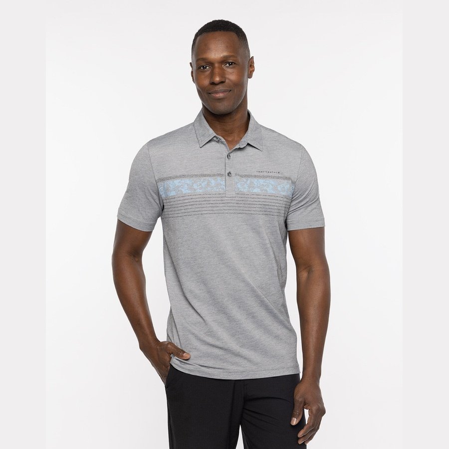 Travis Mathew Grey Polo - Underwater Museum Collection