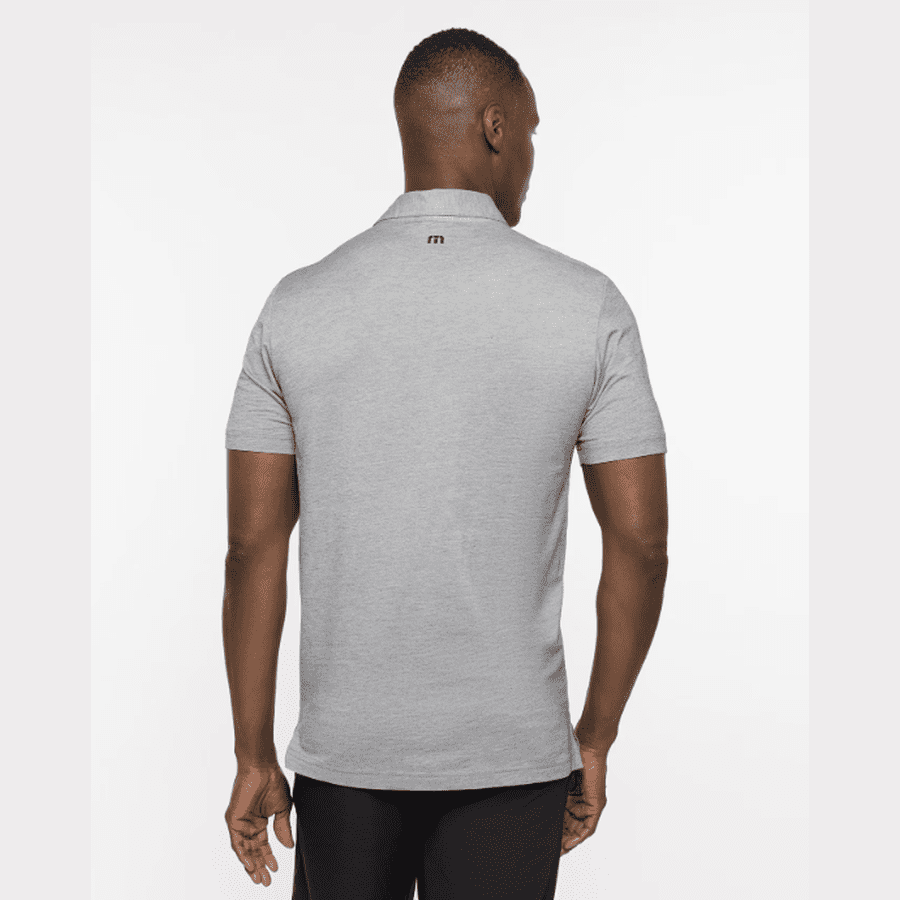 Travis Mathew Grey Polo - Underwater Museum Collection