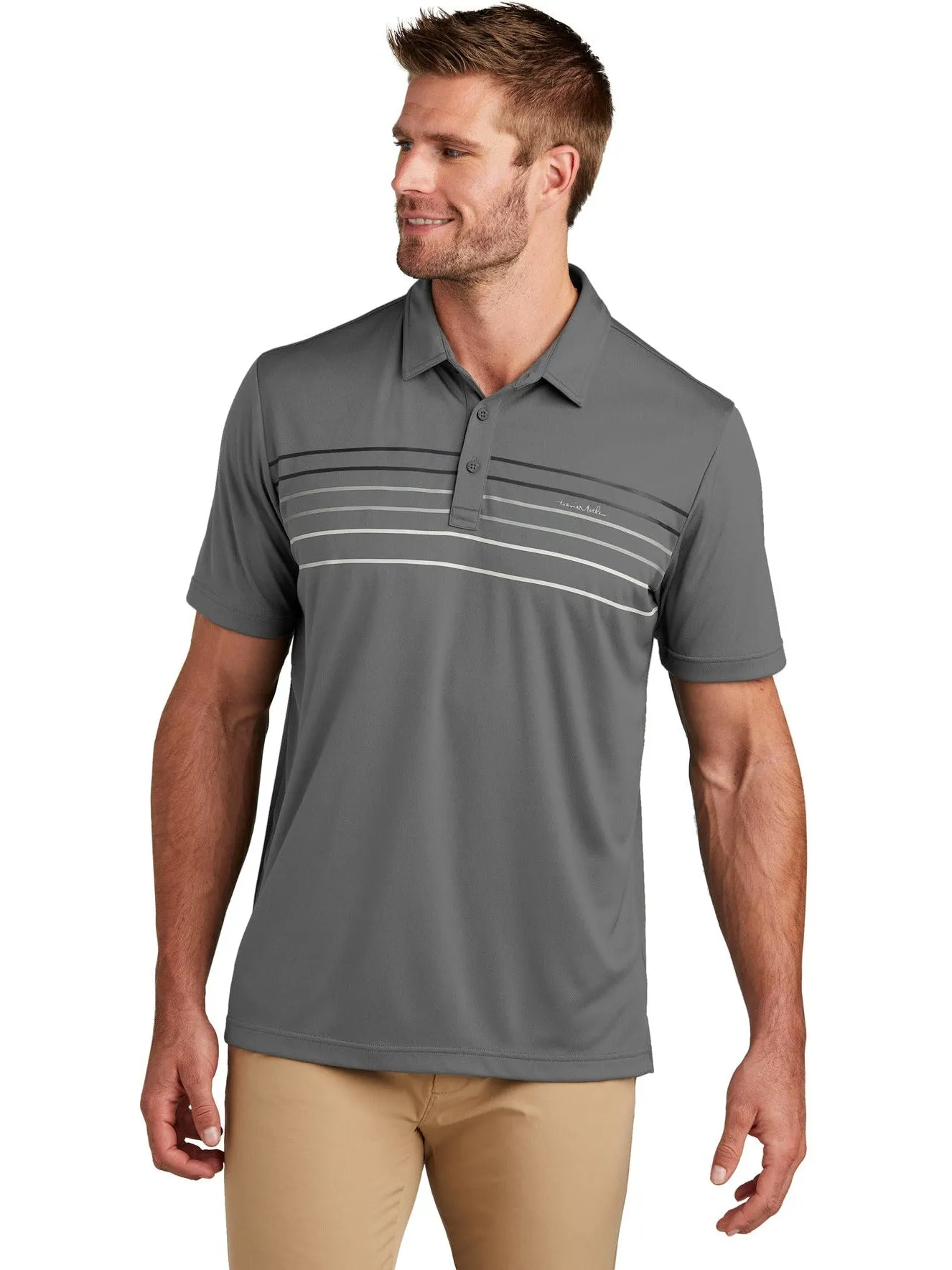 TravisMathew Coto Performance Chest Stripe Polo Shirt