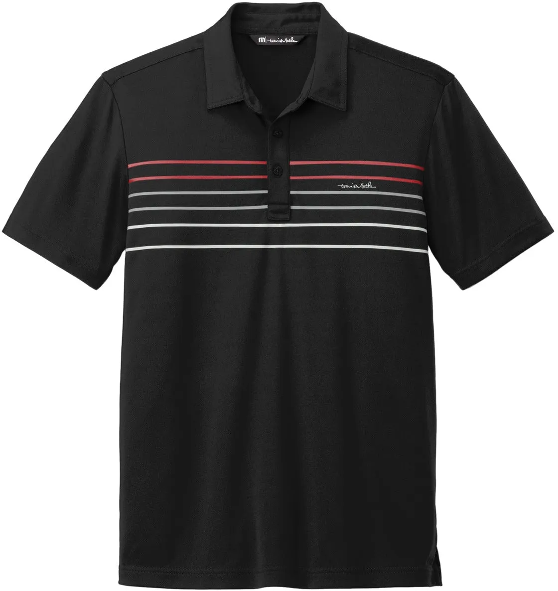 TravisMathew Coto Performance Chest Stripe Polo Shirt