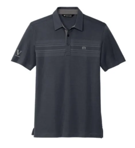 TravisMathew Monterey Chest Stripe Polo with Short Sleeves