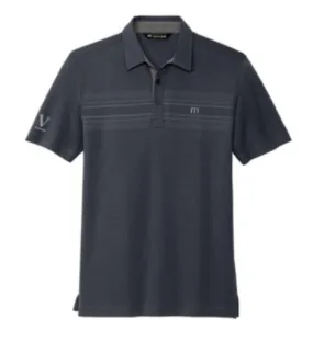 TravisMathew Monterey Chest Stripe Polo with Short Sleeves