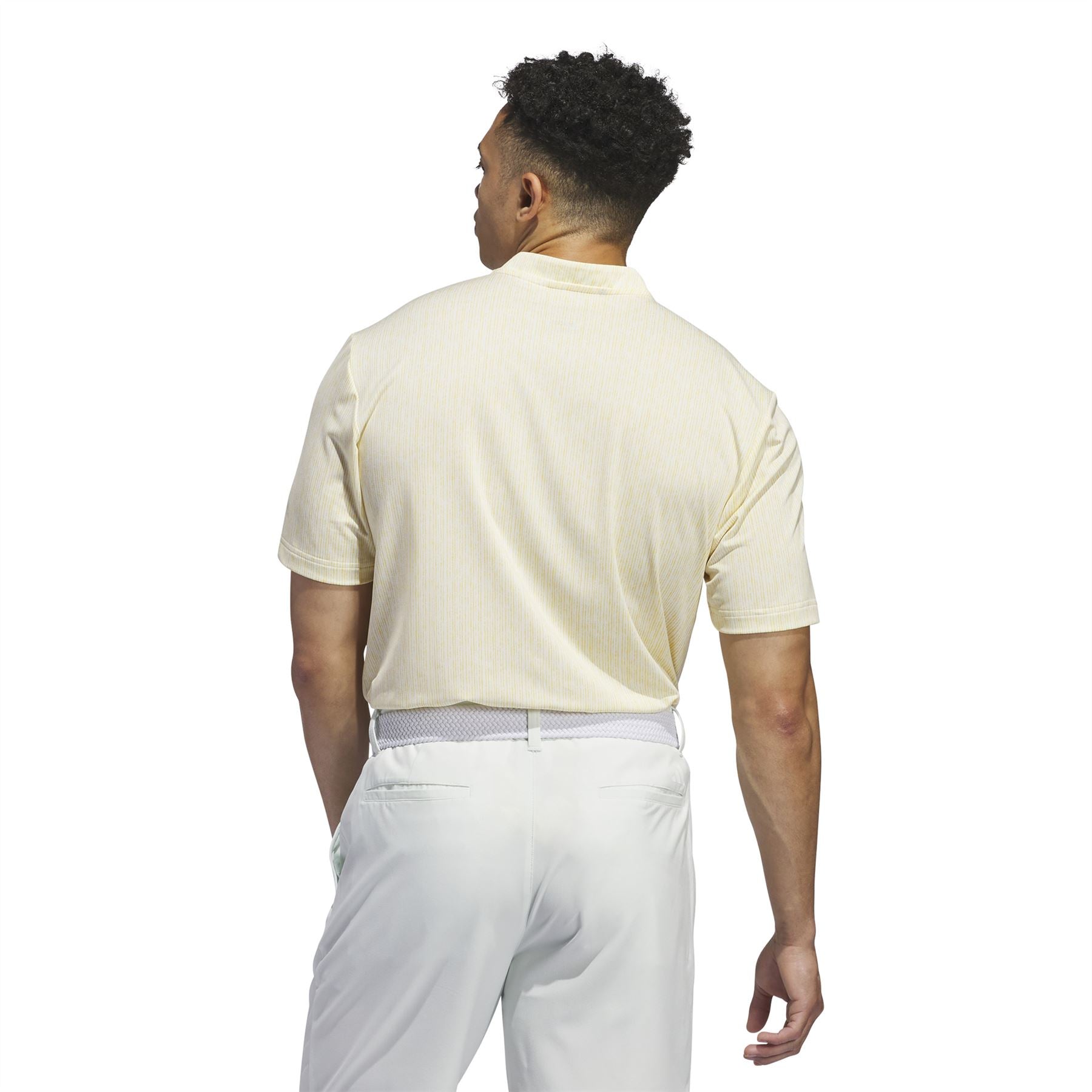 Ultimate365 Sport Stripe Regular Fit Polo - Ivory SS24