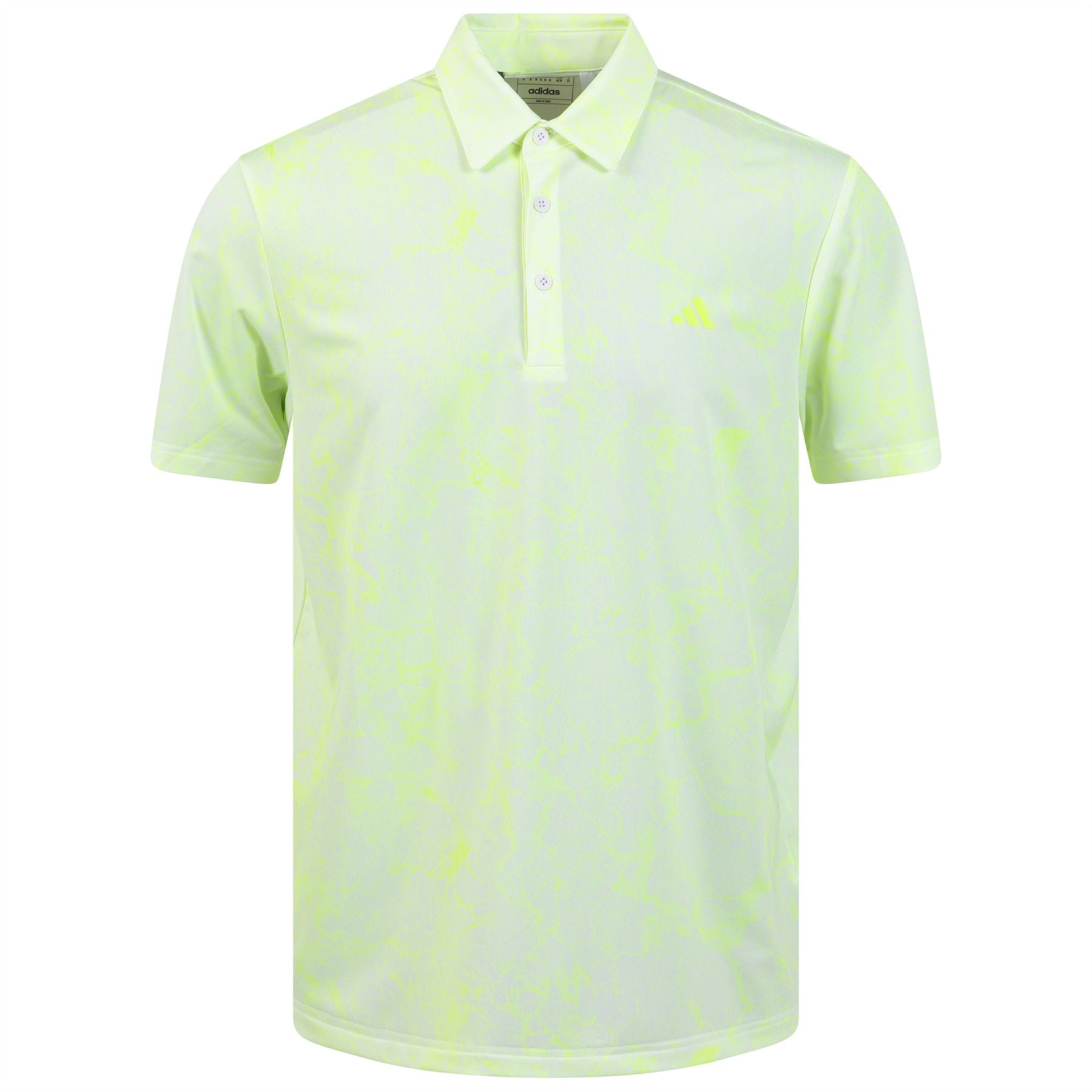 Ultimate365 Sun Energy Polo in White, Printed - AW23.