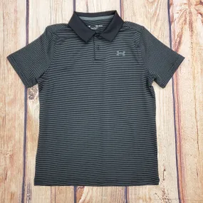 UNDER ARMOUR Performance Black Stripe Polo