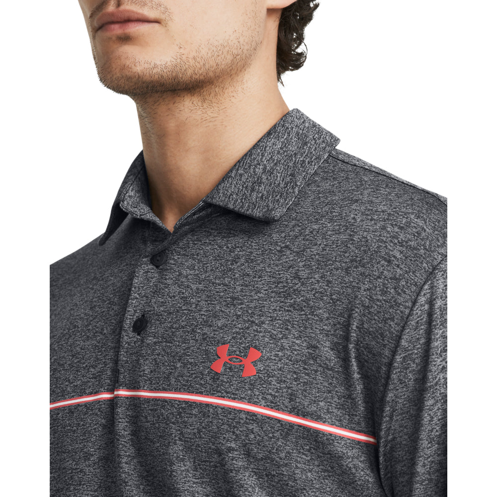 Under Armour Playoff Stripe Polo for Men.