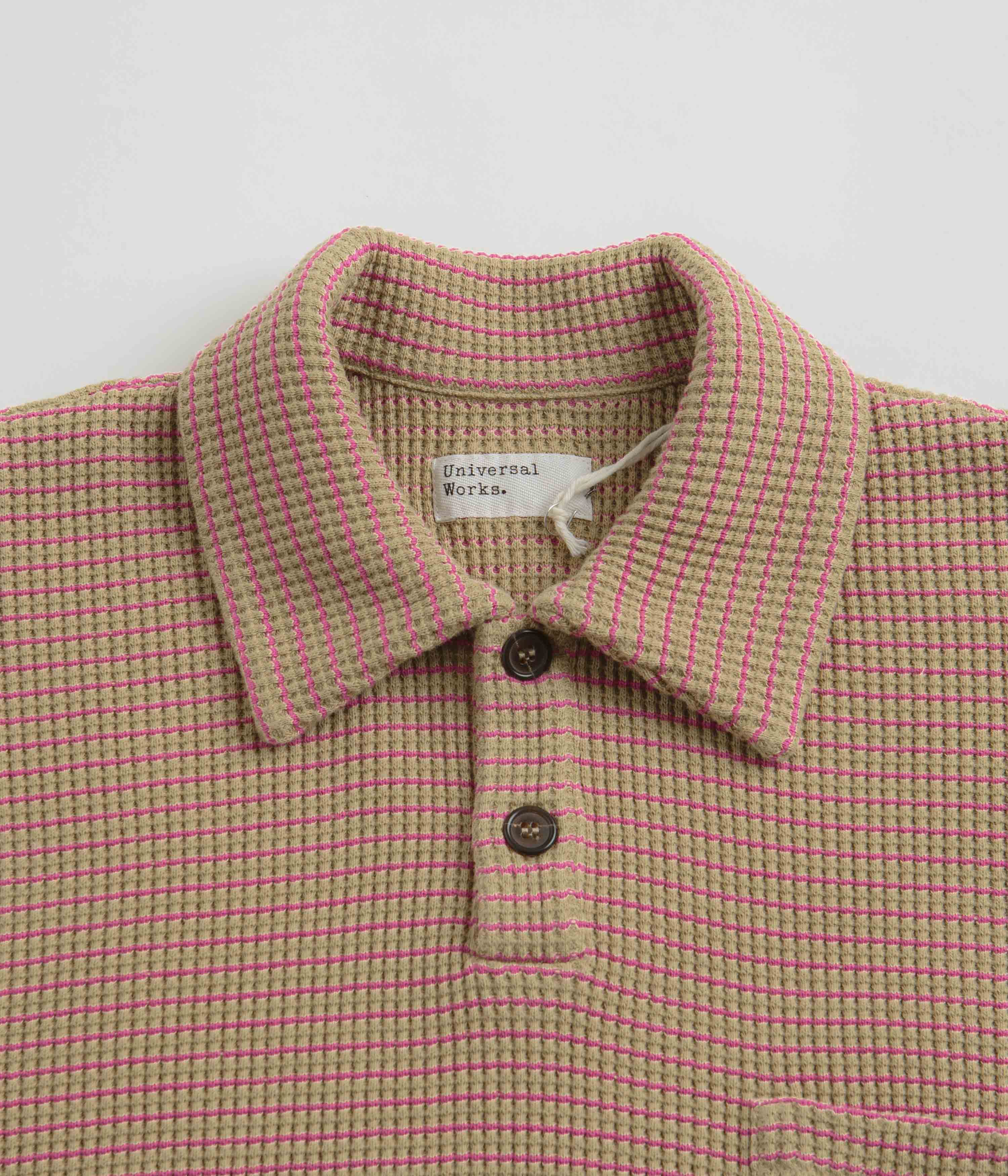 Universal Works Newlyn Polo Shirt - Summer Oak