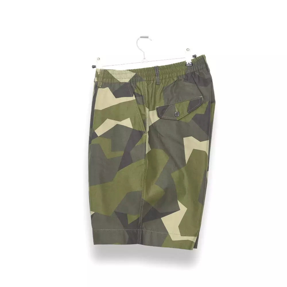 Universal Works Swedish Camo Print Track Shorts
