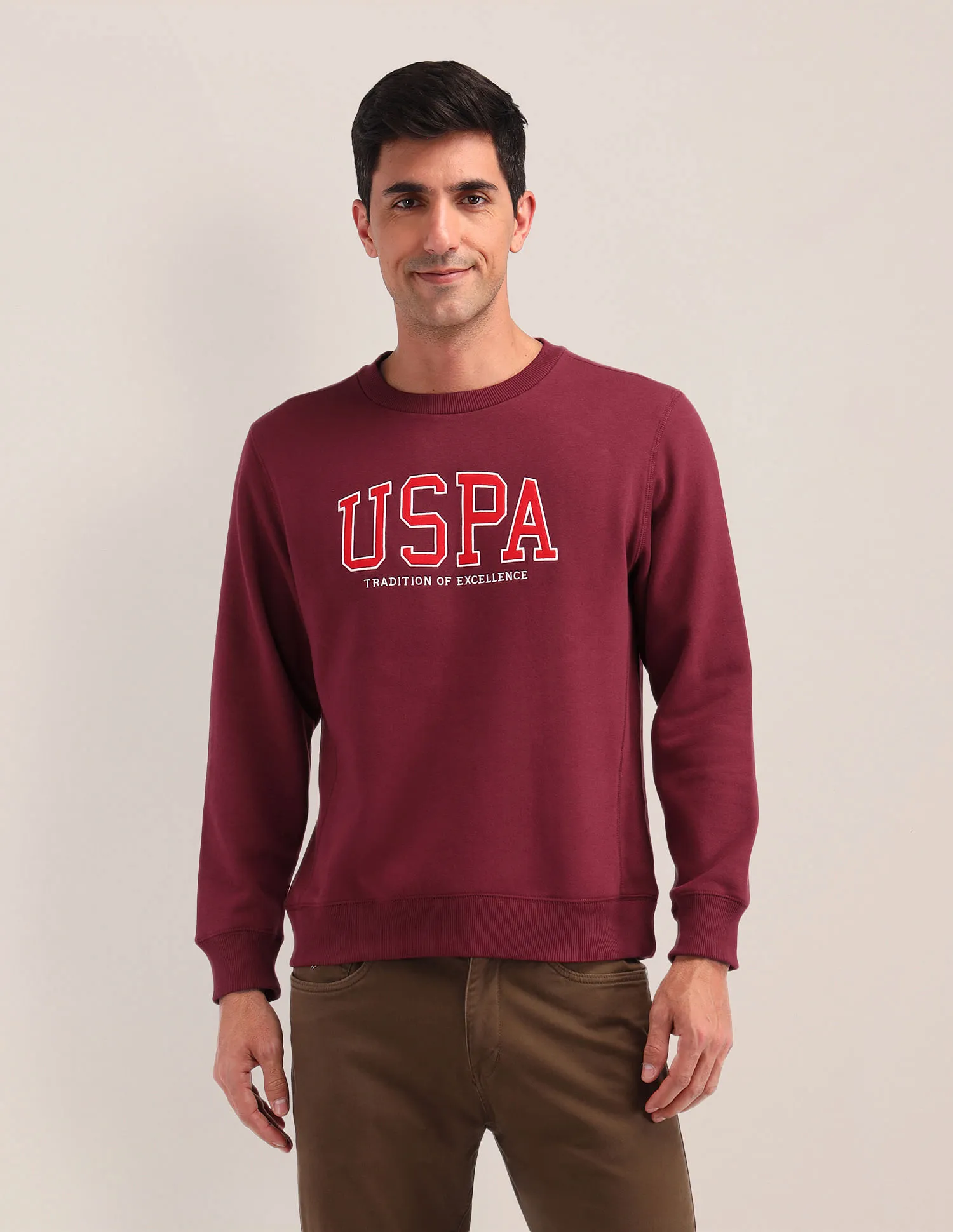 Regular Fit Sweatshirt by U.S. Polo Assn. Brand Printed