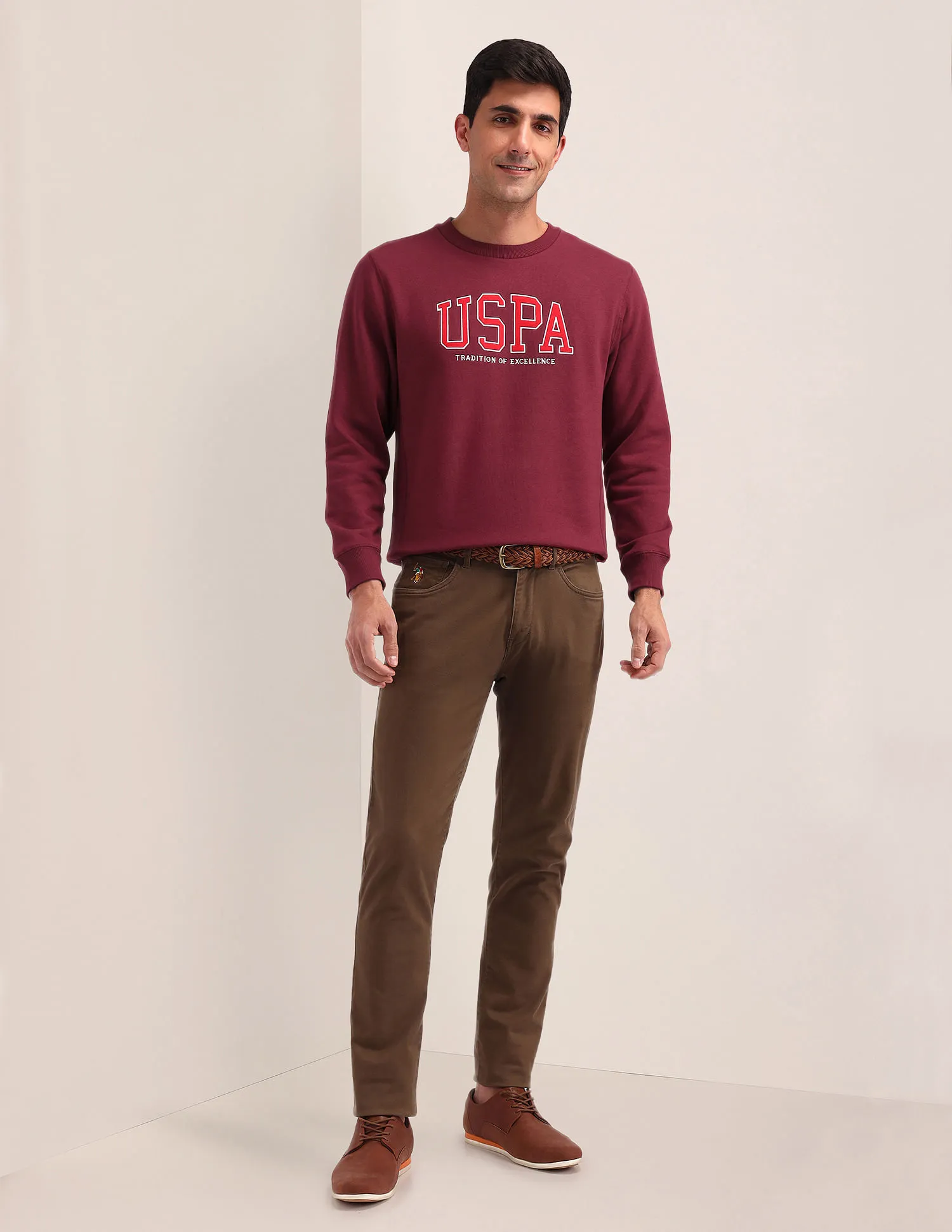 Regular Fit Sweatshirt by U.S. Polo Assn. Brand Printed