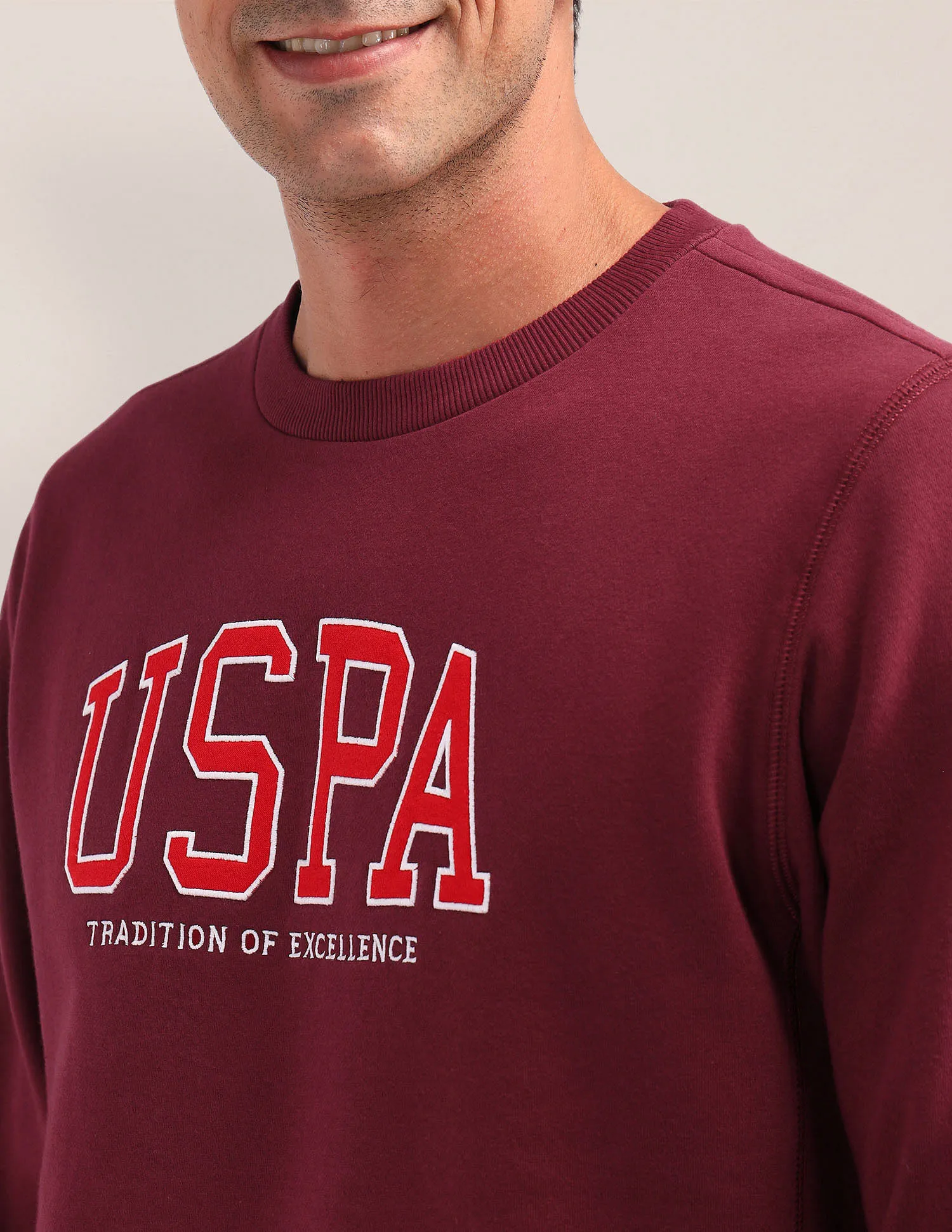 Regular Fit Sweatshirt by U.S. Polo Assn. Brand Printed