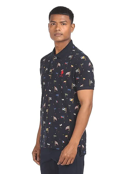 U.S. Polo Assn. Cotton T-Shirt with Prints