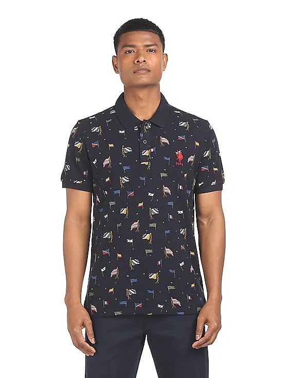 U.S. Polo Assn. Cotton T-Shirt with Prints