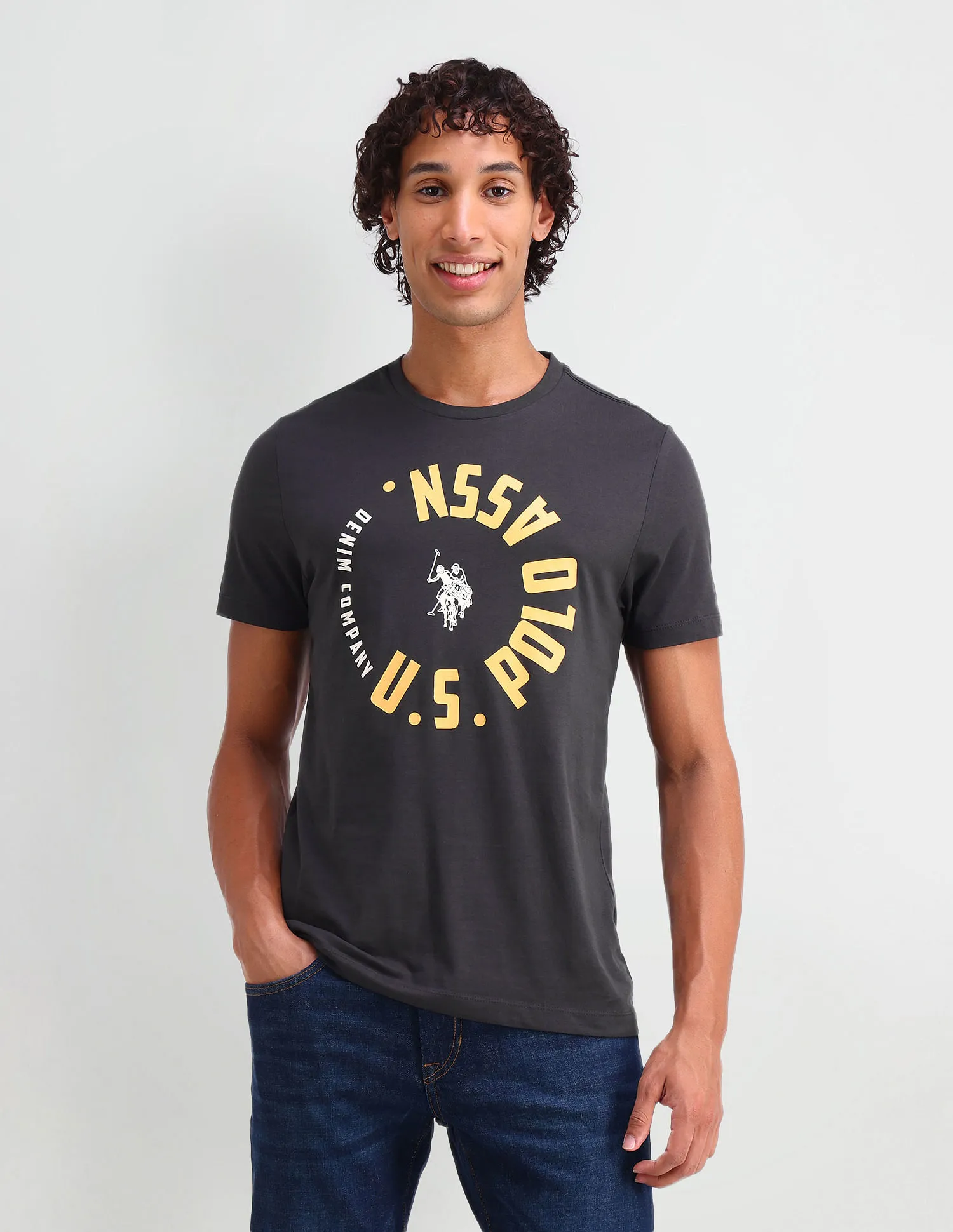 U.S. Polo Assn. Denim Co. Printed Cotton T-Shirt