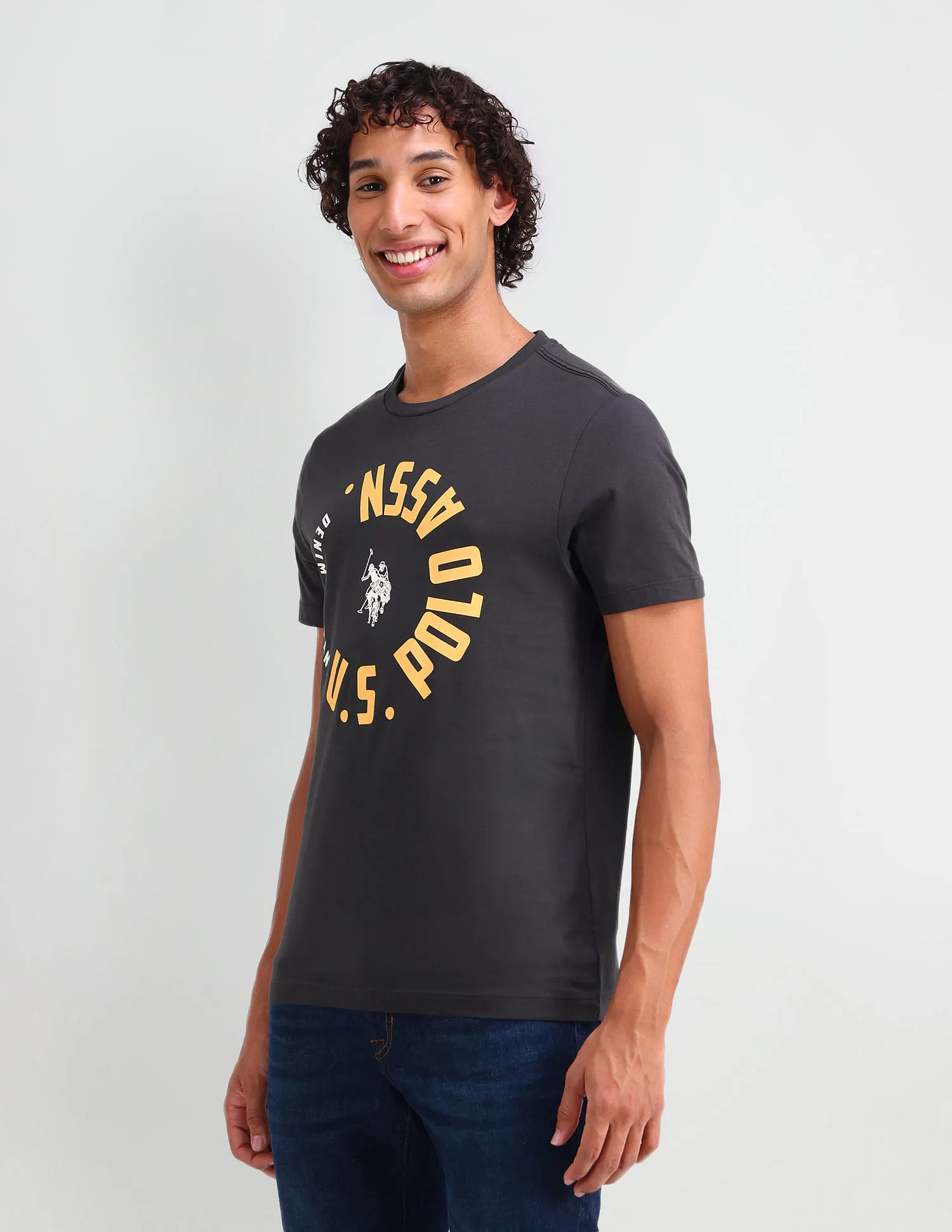 U.S. Polo Assn. Denim Co. Printed Cotton T-Shirt