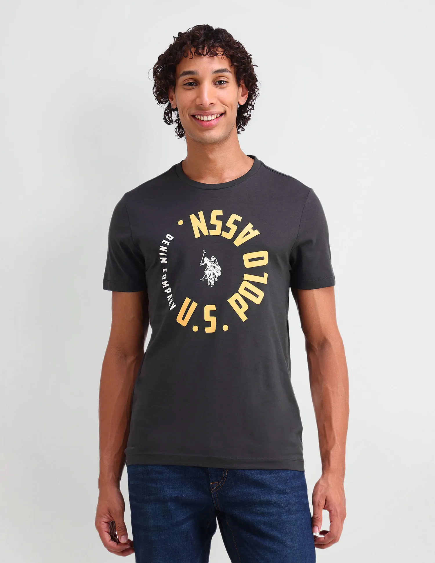 U.S. Polo Assn. Denim Co. Printed Cotton T-Shirt