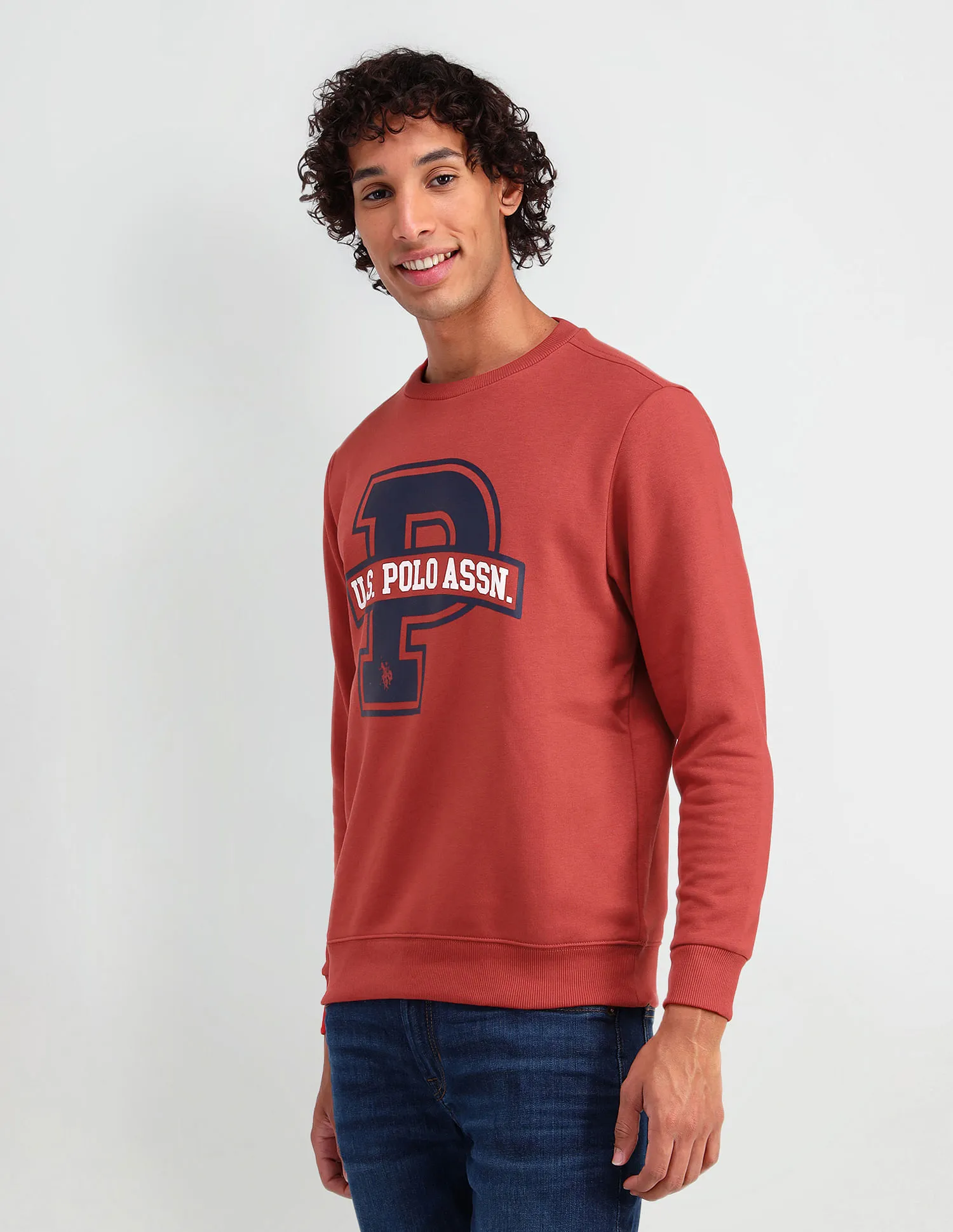 U.S. Polo Assn. Denim Co. Crew Neck Printed Sweatshirt