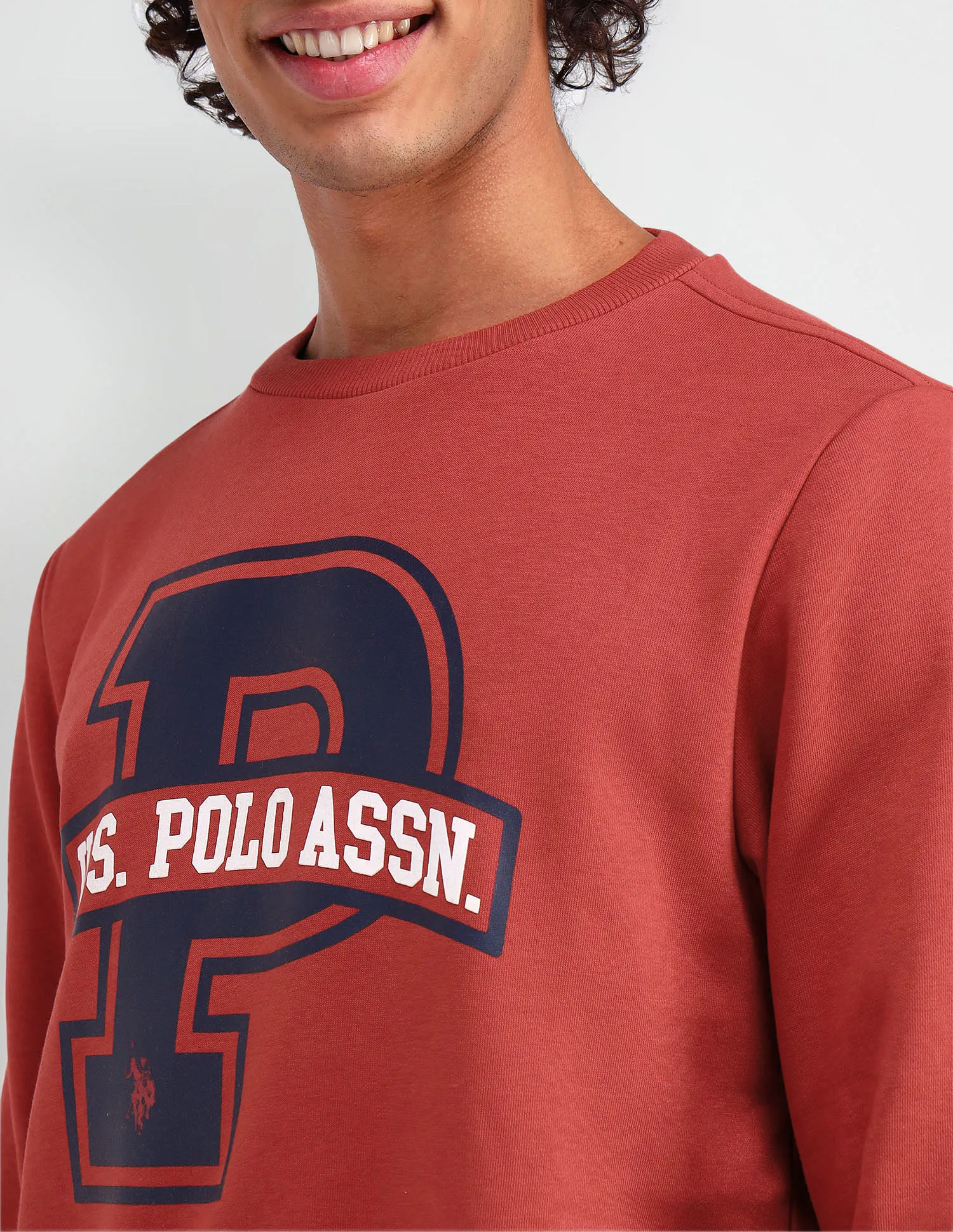 U.S. Polo Assn. Denim Co. Crew Neck Printed Sweatshirt