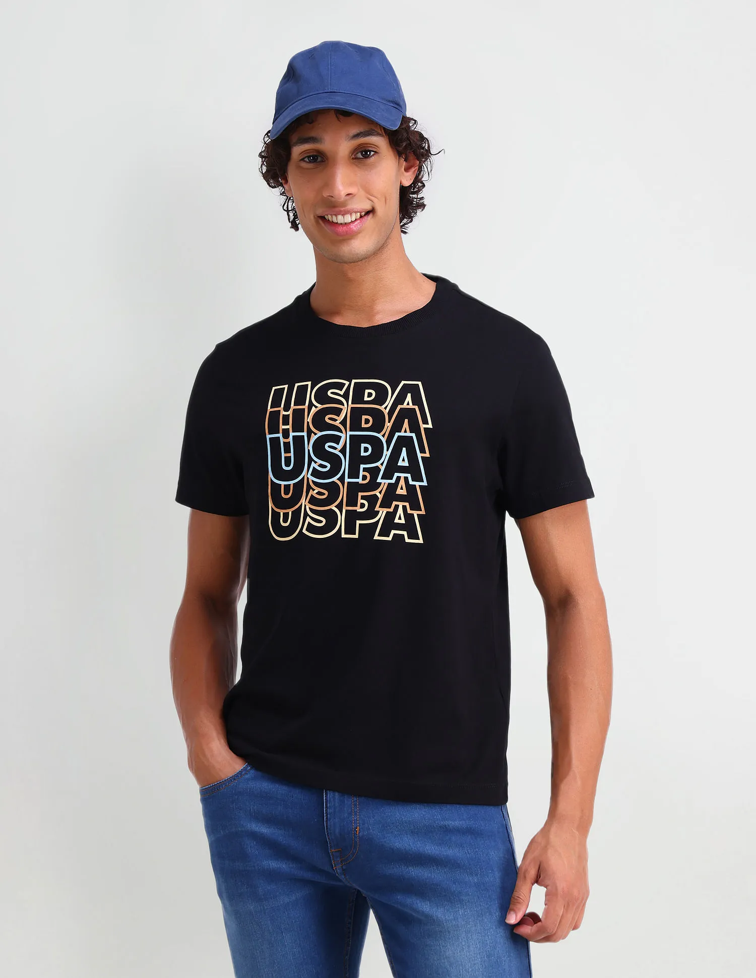 U.S. Polo Assn. Graphic Printed Muscle Fit T-Shirt by Denim Co.