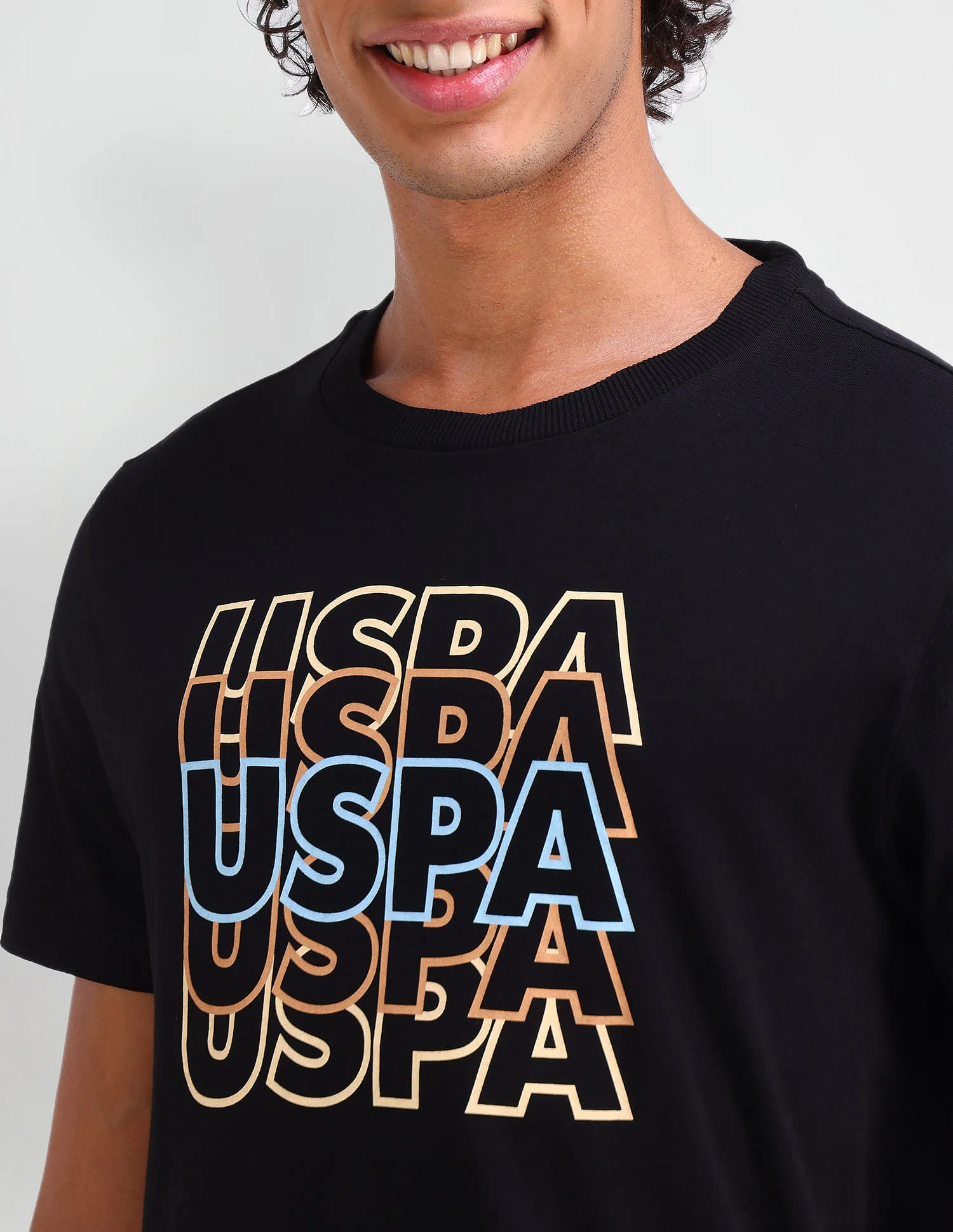 U.S. Polo Assn. Graphic Printed Muscle Fit T-Shirt by Denim Co.