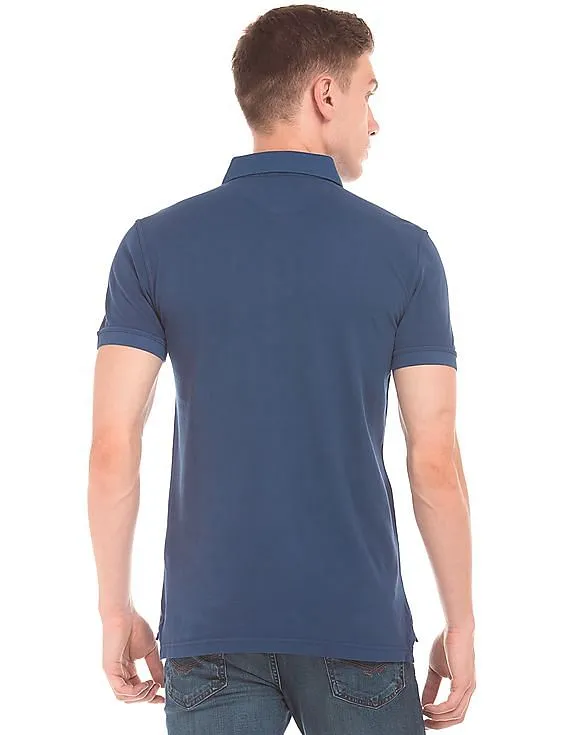 U.S. Polo Assn. Denim Co. Muscle Fit Printed Polo Shirt