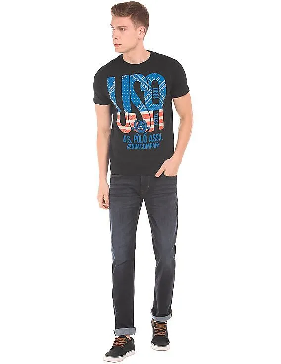 Printed Muscle Fit T-Shirt from U.S. Polo Assn. Denim Co.