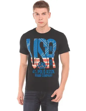 Printed Muscle Fit T-Shirt from U.S. Polo Assn. Denim Co.