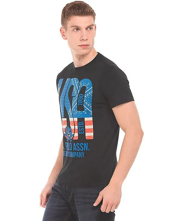 Printed Muscle Fit T-Shirt from U.S. Polo Assn. Denim Co.