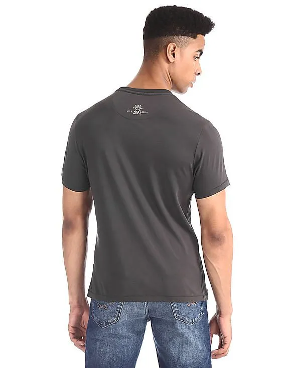 U.S. Polo Assn. Grey Crew Neck T-Shirt