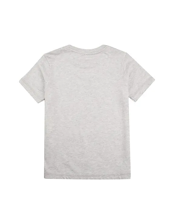 Heathered Printed T-Shirt for Boys - U.S. Polo Assn. Kids