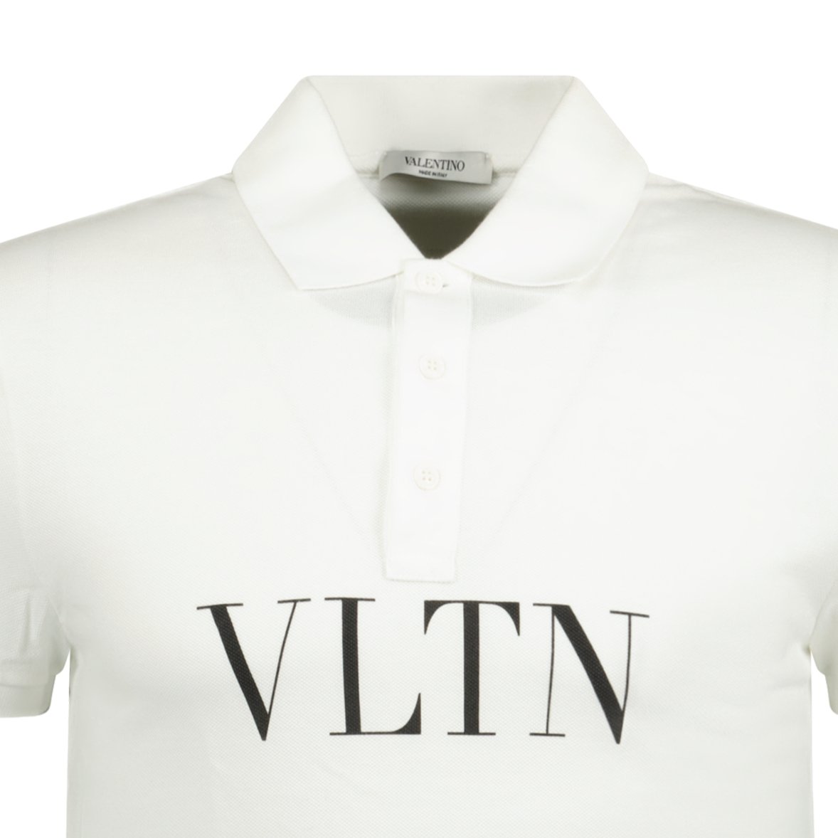 Valentino VLTN Logo Polo-Shirt - White