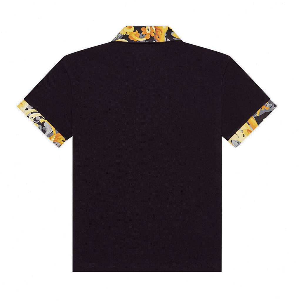 Versace Polo - Black & Gold