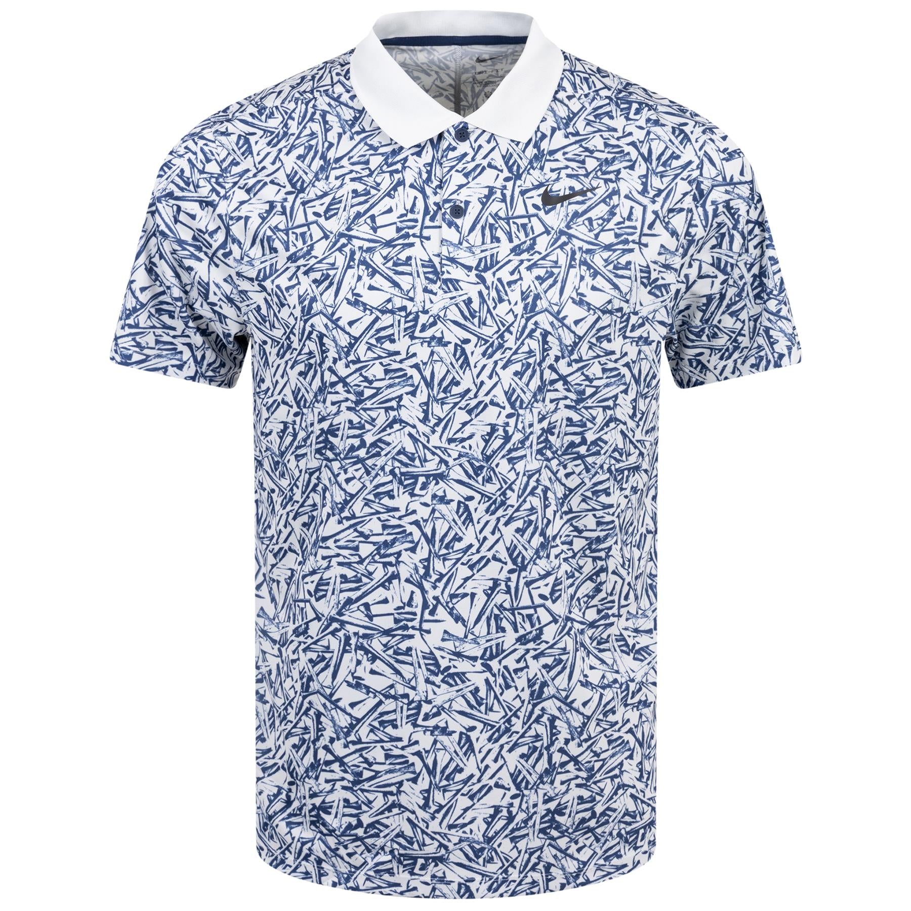 Victory+ Micro AOP Tee Printed Polo - Photon Dust Grey (W23)