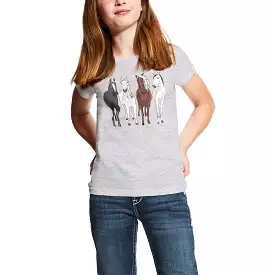 White Ariat 360 View Tee for Girls