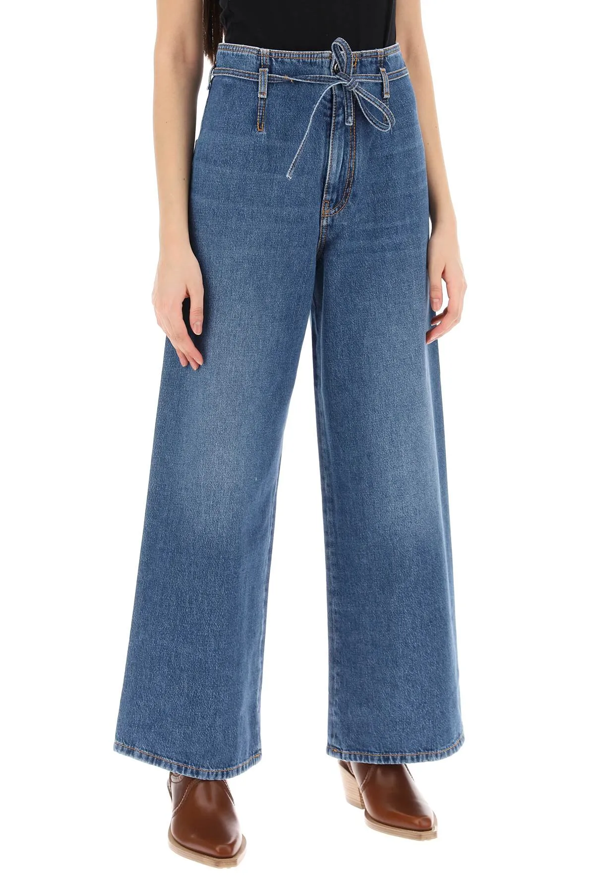 Chic Wide Leg Jeans WRNB0006 AD171 - Trendy Look