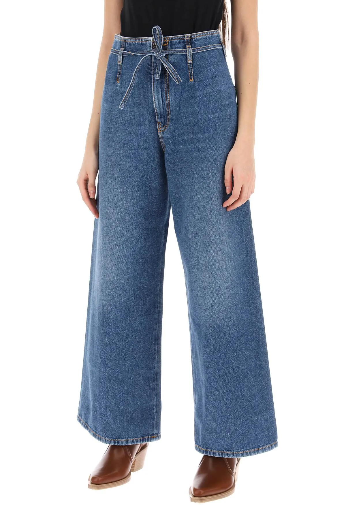 Chic Wide Leg Jeans WRNB0006 AD171 - Trendy Look