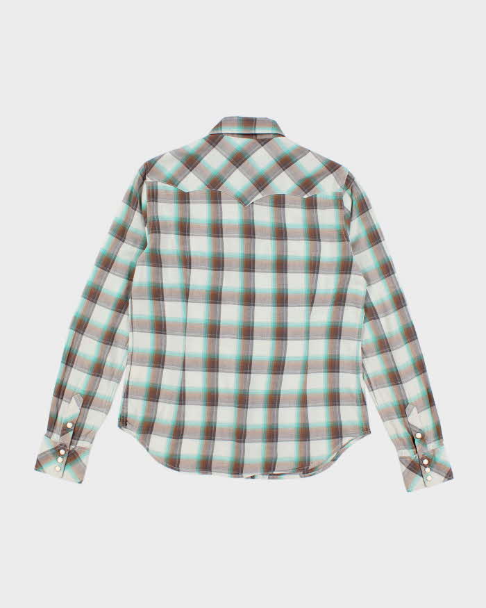 Woman's Checked Button Up Shirt - M | True Religion