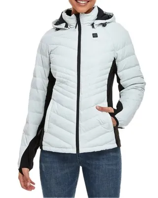 Ororo Heated Hooded Down Puffer Jacket for Women