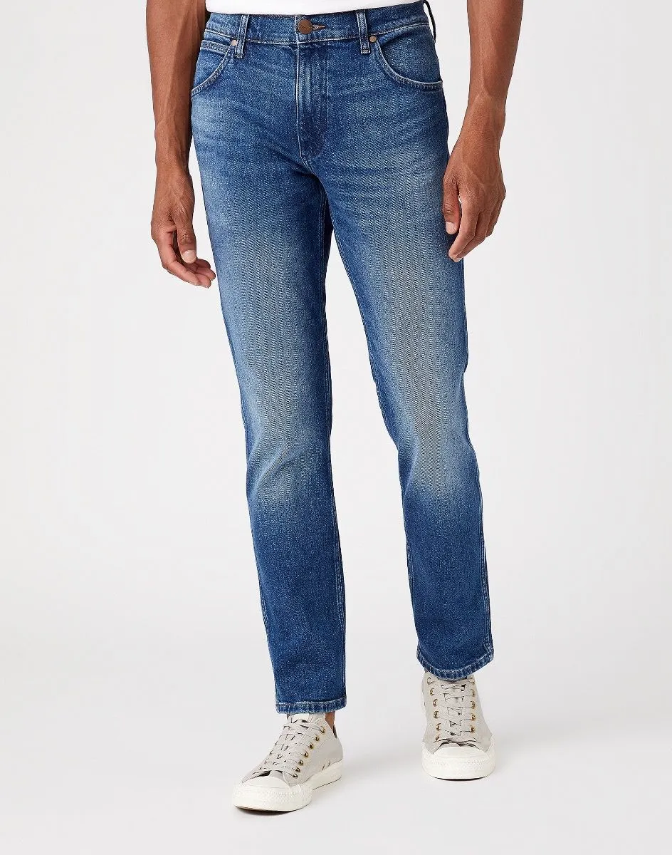 Wrangler Greensboro Hard Edge Modern Straight Denim Jeans